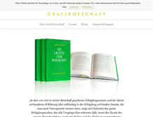 Tablet Screenshot of gralsbotschaft.org